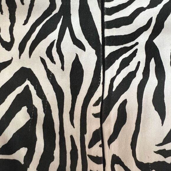 Jessica McClintock Dress for Gunne Sax Size 3/4 Mermaid Style zebra print - Picture 13 of 14